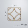 thumbnail image 2 of Ekena Millwork 23 3/8"W x 23 3/8"H x 3/8"T Large Crosby Decorative Fretwork Wood Wall Panels, Wood (Paint Grade), 2 of 11