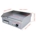 thumbnail image 2 of 3KW Commercial Electric Countertop Griddle Grill BBQ Flat Plate Top Restaurant, 2 of 12