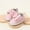 Pink, variant on Eltusu Toddler Girls Sneakers, Slip on Soft PU Breathable Walking Shoes Gold Size 5-7 US