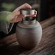thumbnail image 2 of Ceramic Pet Urn Funeral Coffin Burial Small Animals Cremation Urn Bone Ashes Kitten Dog Bury Containers Memorializing Lost Pets 11.5x14.5cm, 2 of 5