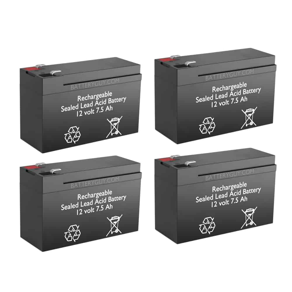 BatteryGuy Brand Equivalent BatteryGuy OMNISMART1400 Replacement Battery High Rate - Qty of 3 