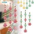 thumbnail image 4 of 6pcs Christmas Candy Cane Lollipop Meteor Stick icicles Pendants Xmas Tree Hanging peppermint swirls Home Decor New Year Navidad, 4 of 5