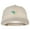 Beige, variant on Vermont Red Clover with Map Embroidered Unstructured Washed Cap - Black OSFM