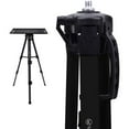 thumbnail image 2 of VANKYO Aluminum Tripod Projector Stand, Adjustable Laptop Stand, Multi-Function Stand, Computer Stand Adjustable Height 17'' to 46'' for Laptop with Plate and Carrying Bag (Black)), 2 of 8
