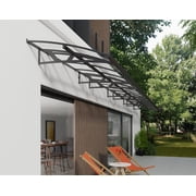 Palram - Canopia Amsterdam 8920 29' x 5' Awning - Gray/Clear