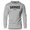Sport Grey, variant on GYMISH Savage Lightweight Long Sleeve Hooded T-Shirt for Men – Funny Gym Hoodie, Workout Apparel, Sport Grey, Small