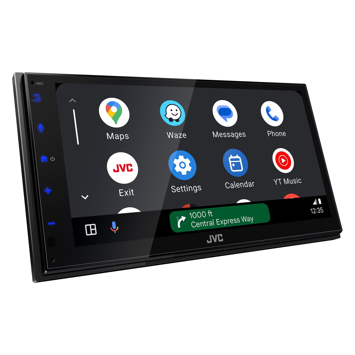 JVC KW-M690BW 6.8-In. Car In-Dash Unit, Double-DIN Digital Receiver with WSVGA Touch Screen, Wireless Android Auto/Apple CarPlay, and Wi-Fi