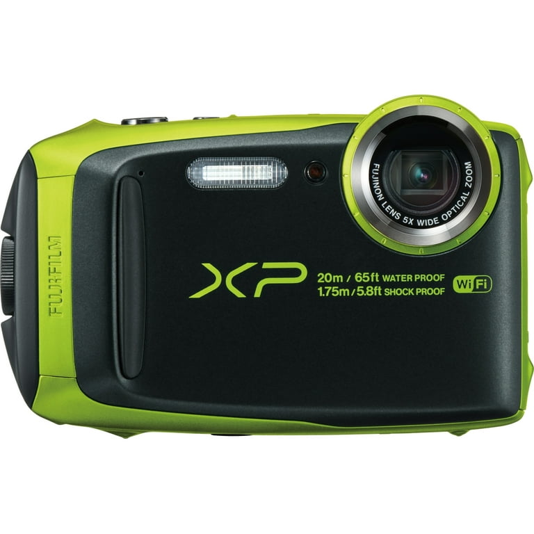 富士フイルムFUJI FILM FinePix XP XP120ブルー Fujifilm FinePix XP120 Digital Camera - Lime - Walmart.com