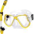 thumbnail image 1 of czcpp-Snorkel Set Adult Kids, Anti-Fog Adjustable Panoramic View Snorkel Mask Dry Top Snorkel Kit, Scuba Diving Gear for Snorkeling Diving Swimming Travel, 1 of 4