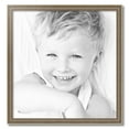 thumbnail image 2 of ArtToFrames 26" x 27" Aged White Gold Picture Frame, 26x27 inch Silver Wood Poster Frame (WOM-2036),  Pack, 2 of 7