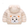 thumbnail image 3 of Abcomgle Girls Winter Jackets Size 6 Cute Bear Ears Hooded Baby Boys' Outerwear Jackets & Coats Lightweight Puffer Padded Light Jacket for Boys Winter Warm Boys Winter Coat, 3 of 6