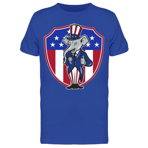 Republican Elephant Mascot Tee Men's -Image by Shutterstock