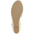 thumbnail image 6 of Journee Womens Ashlyn Wedge Heel Espadrille Sandals, Widths Available, 6 of 9