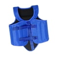 thumbnail image 5 of yotijay Karate Chest Protector Taekwondo Protector Lightweight Soft Belly Protection Pad Blue, 5 of 9