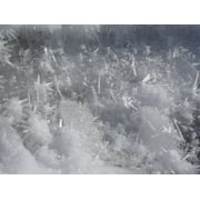 Peel-n-Stick Poster of Winter Frozen Cold Ice Crystals Eiskristalle Poster 24x16 Adhesive Sticker Poster Print