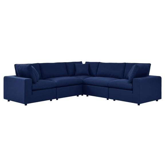 Commix 5-Piece Sunbrella Outdoor Patio Sectional Sofa