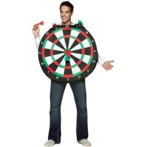 Bullseye Dart Board Costume One Size Chest Size 4248