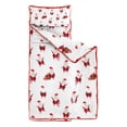 thumbnail image 2 of White Christmas Santa Pattern Toddler Nap Mats for Kids Preschool,50"x20" Sleeping Mat Bag or Kids,Toddler Sleeping Bag,Toddler Nap Mat or Daycare, 2 of 6