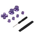 thumbnail image 1 of Metal Buttons, Easy To Install Controller Aluminum Alloy Botton Set Portable  for Replacement Parts Purple,Green,Silver,Black, 1 of 7