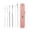 Pink, variant on MEAKKAO Ear Cleaner Ear Cleaning In 2025 Earwax Cleaner Tool Set Portable Ear Cleaning Kit Ear Cleaner Earwax Removal Tools With Leather