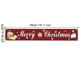 thumbnail image 3 of Riforla Joyeux Noël Bannière Décorations de Jardin Extérieures Grandes Panneaux Suspendus Rouges pour Noël Décoration de Maison Extérieure Ou Intérieure Fête à la Maison (1 Pce) Drapeaux Bannières Accessoires A, 3 of 7