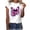 Z203-White, variant on Ichuanyi Women's Floral Print T Shirts Cute Graphic Tees Short Sleeve Summer Cotton Tee Tops