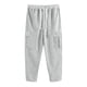 thumbnail image 3 of Pantalones cargo de pana de color liso para hombre, otoño/invierno - Múltiples bolsillos, corte holgado, 3 of 7