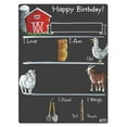 thumbnail image 1 of Cohas Barnyard Theme Birthday Milestone Chalkboard, 12 by 16 inches, No Marker, 1 of 8