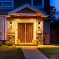thumbnail image 5 of C Cattleya 2-Pack Matte Black Motion Sensor Dusk to Dawn Outdoor Wall Lights With Clear Glass, 5 of 8