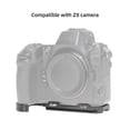 thumbnail image 3 of JLwin JL-Z8 Camera Metal Extension Base Plate Mount Bracket Aluminum Alloy with Arca QR Plate Slot & 1/4 Inch Screws Holes Compatible with Nikon Z8, 3 of 7