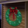 thumbnail image 2 of Illuminet Wreath LED Yard Art Green Mesh 1 pk, 2 of 2