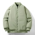 thumbnail image 6 of Maoxin Mens Tops Men's Casual Loose Fitting Workwear Long Sleeved Hooded Jacket Green XL, 6 of 6