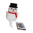 thumbnail image 4 of Luces de noche con forma de muñeco de nieve, luz de noche para guardería, lámpara de escritorio con iluminación recargable por USB y regulable, luz de Negro, 4 of 9