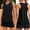 Black, variant on Women Workout Tank Tops, Summer Sleeveless Crewneck Ruffle Tees, Loose Fit Casual Athletic Shirts for Fitness Running Gym Exercise and Daily Active Daily Wear, Hot Pink M