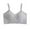 Gray, variant on Fartey Women Cotton One Piece Sports Bras Wireless Medium Support Bra No Underwire Cami Bras Summer Breathable Solid Color Padded Bralette