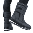 thumbnail image 3 of EKVAHL Women's Orthopedic Snow Boots, Waterproof Mid‑Calf Lined Cold Weather Outdoor Boots, Non‑Slip Trekking Winter Casual Boots Gray, 3 of 6