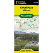 National Geographic Trails Illustrated M Cloud Peak Wilderness Map, Book 720, (Paperback)