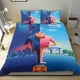 thumbnail image 1 of P624-Mi Villano Favorito Conjunto de sábanas temático, trío de piezas, cómodo y amigable con la piel, diseño único, regalo de decoración para el hogar para familiares, amigos y fans,140cm *210cm, 1 of 6