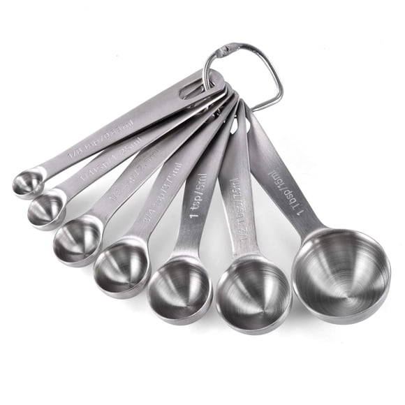 Juego de 7 cucharas medidoras U-Taste de acero inoxidable 18/8