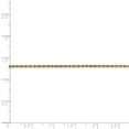 thumbnail image 4 of 14K Yellow Gold 1.3mm Solid Diamond Cut Machine-Made with Lobster Rope Chain, 4 of 4