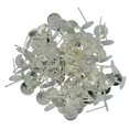 thumbnail image 1 of KLKCMS Wholesale 100pcs 8mm Blank Pad Stud Earring Post Peg Pin Jewelry Making Findings, 1 of 8