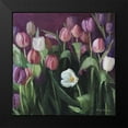 thumbnail image 2 of Strube, Ling 20x20 Black Modern Framed Museum Art Print Titled - Spring Tulips, 2 of 5