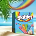 thumbnail image 3 of Skittles On the Go Tropical Flavors Variety Pack Powdered Drink Mix Includes 4 Flavors No Sugar Low Calories Delicious Fruity Taste Water Enhancer Portable & Convenient Powder Beverages 40 Count, 3 of 7