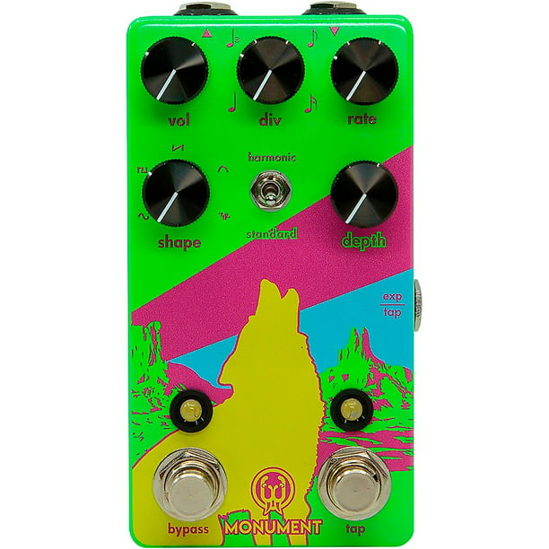 Walrus Audio Monument V2 Limited-Edition Neon Harmonic Tap Tremolo Effects  Pedal
