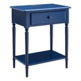 thumbnail image 2 of Pemberly Row Table de Chevet Côtier Table d'Appoint avec Chargeur CA/USB - Bleu Marine, 2 of 9