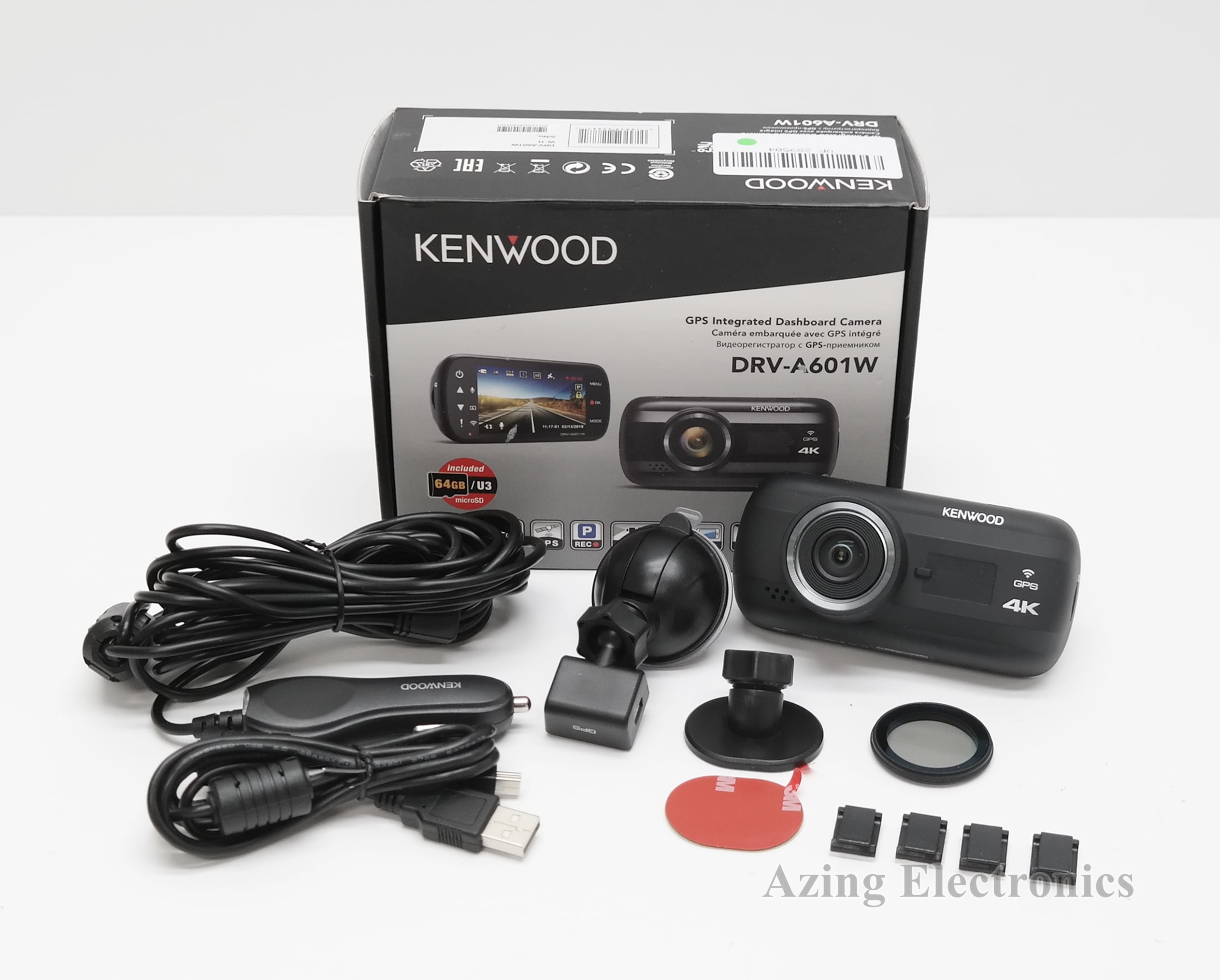 Kenwood - DRV-A601W 4K Dash Cam