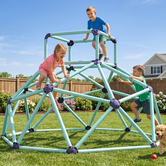 Mersco 6FT Kids Climbing Dome,Outdoor and Indoor Climbing Set,Sturdy Playground Climber Climbing Structures Set for Boys and Girls Birthday,Children's Day gifts