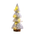 thumbnail image 1 of Snow Flocked Christmas Tree Tabletop Christmas Tree for Table Christmas Desk 20cm, 1 of 7