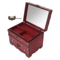 thumbnail image 4 of Caja De Almacenamiento De Madera, Accesorio De Escritorio Rústico, Gabinete De Almacenamiento Artesanal, Regalos Decorativos Portátiles, Caja De Almacenamiento De Madera Para ANGGREK Otros, 4 of 8