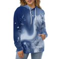thumbnail image 4 of Ocean Wave Abstract Art 3d Sweatshirts Hoodie Fashion Casual Personality Men's Women Street Hoodie Pullovers Long Sleeve Comfortable Top, 4 of 6